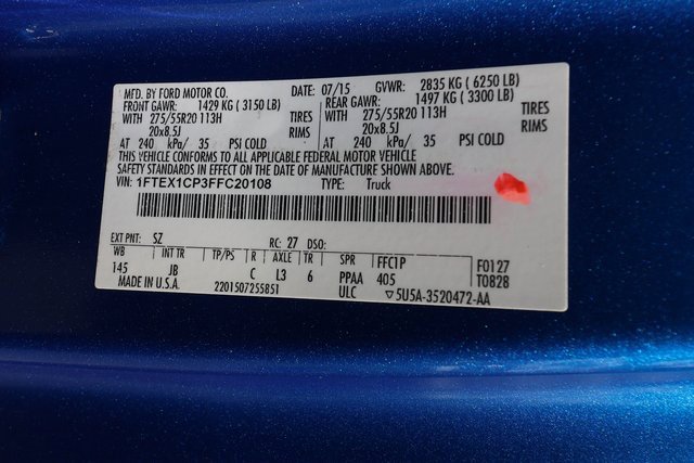 Used 2015 Ford F150 XLT w/ Equipment Group 301A Mid image 48