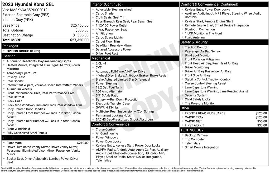 Used 2023 Hyundai Kona SEL image 4