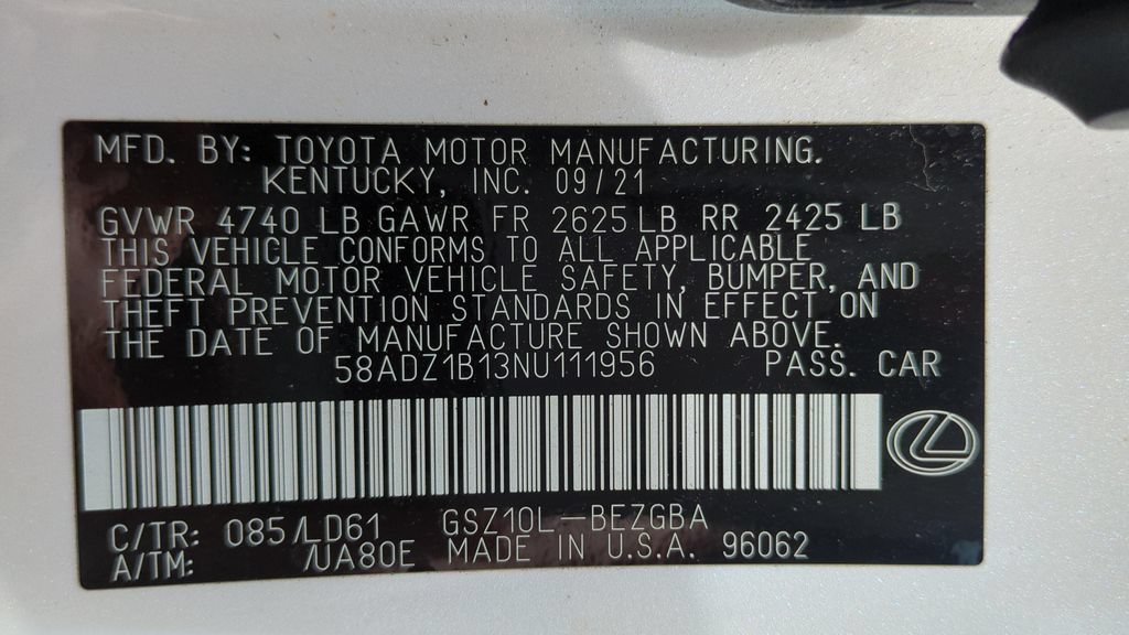 Used 2022 Lexus ES 350 w/ Premium Package FWD image 25