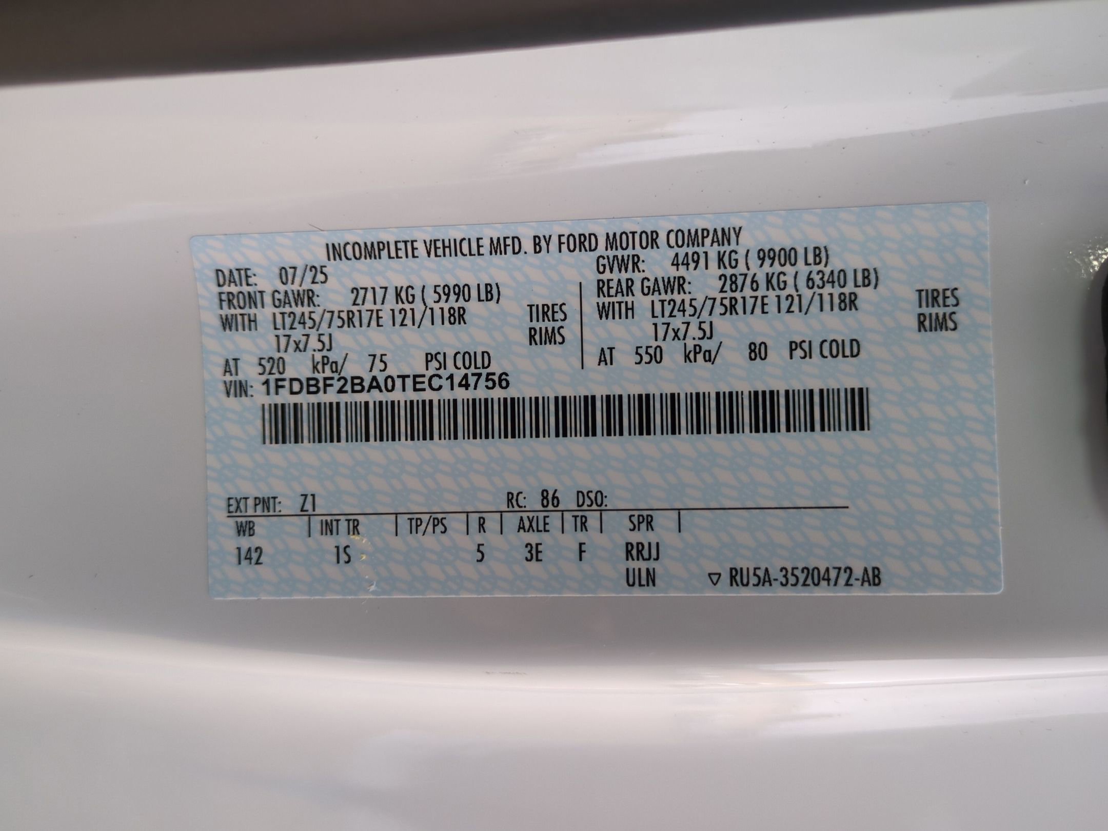 New 2026 Ford F250 XL w/ XL Chrome Package image 15