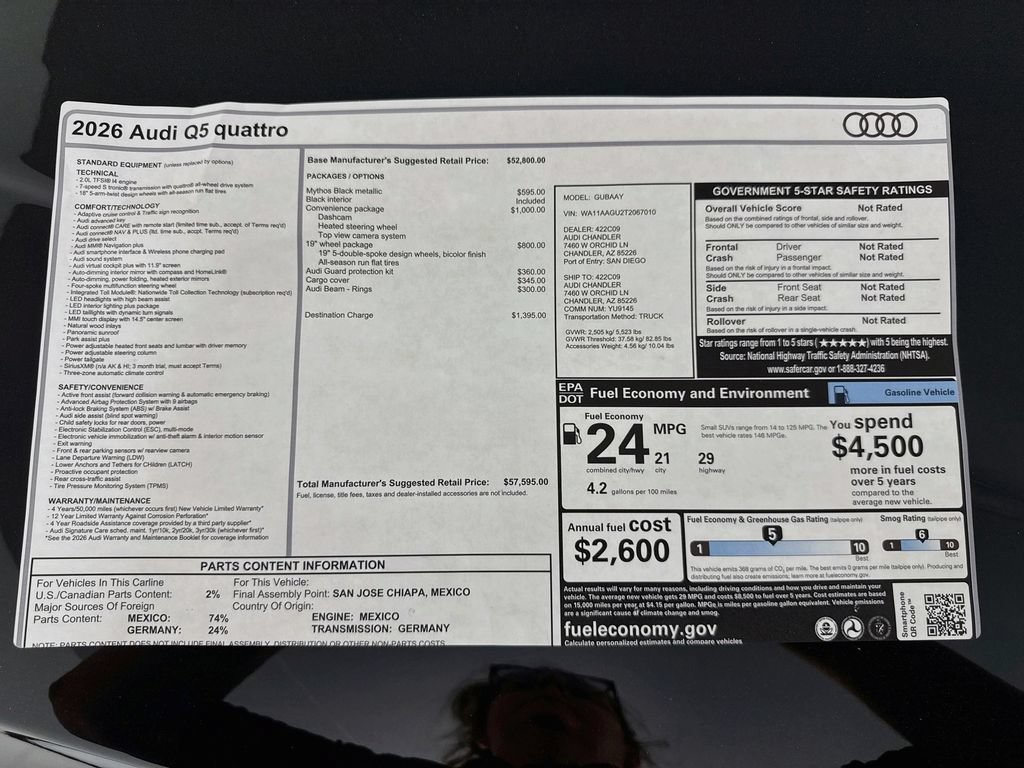 New 2026 Audi Q5 Premium AWD/4WD image 9