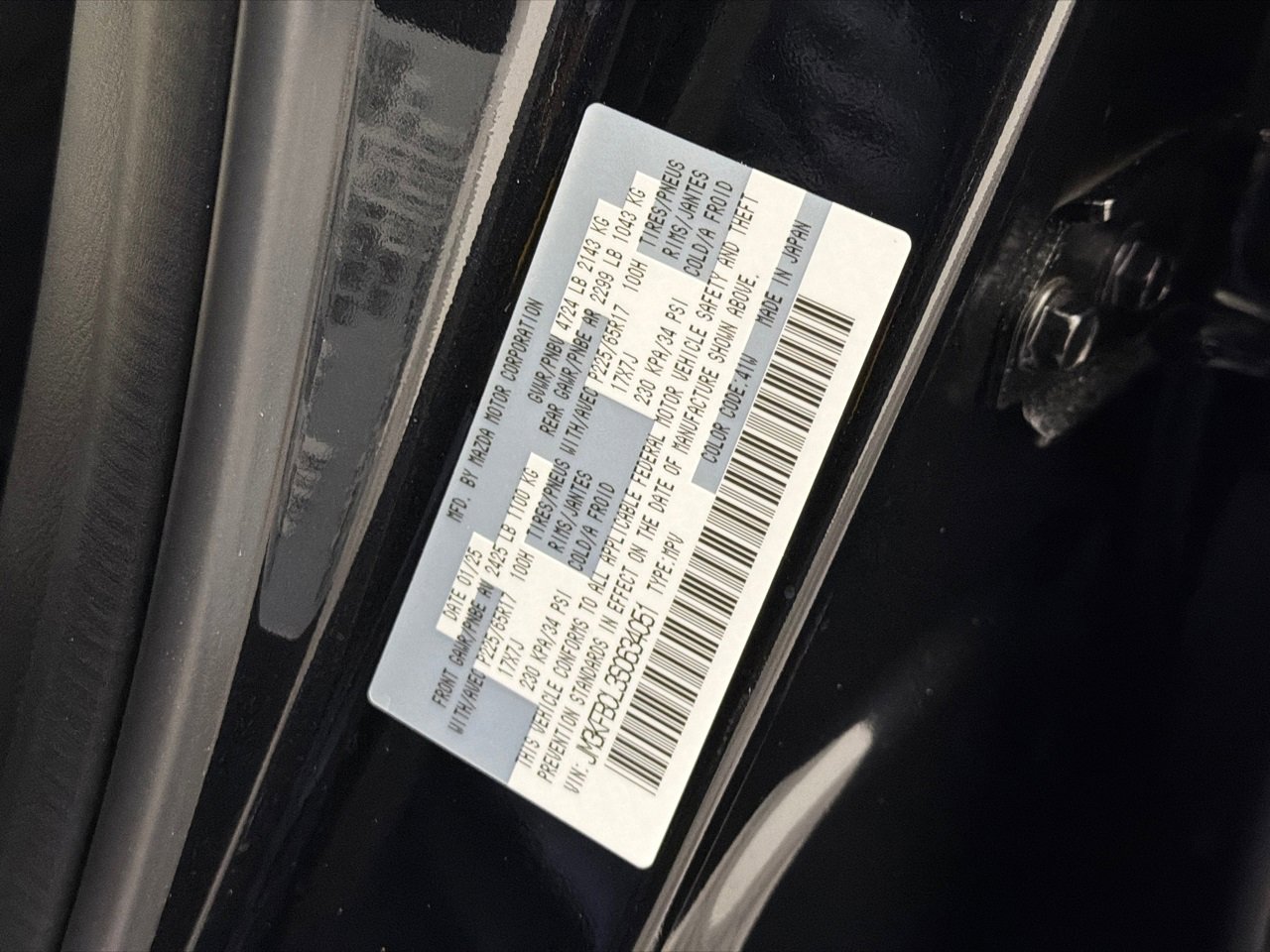 Certified 2025 MAZDA CX-5 AWD 2.5 S w/ Preferred Package image 34