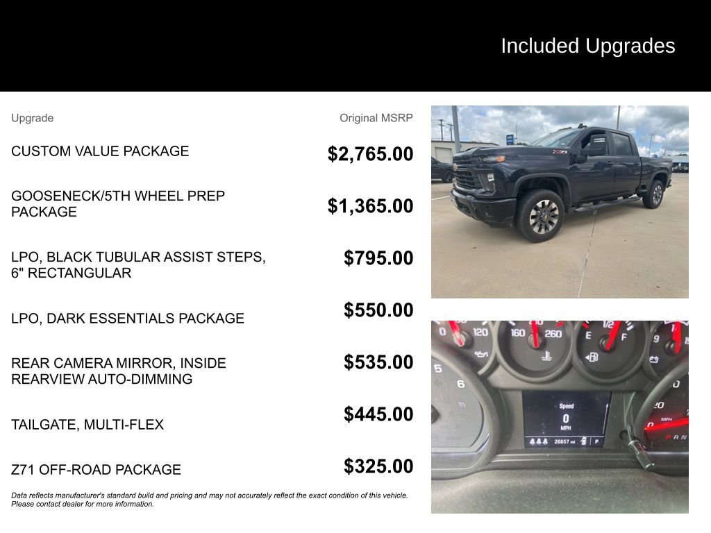 Used 2024 Chevrolet Silverado 2500 Custom w/ Custom Value Package AWD/4WD image 5
