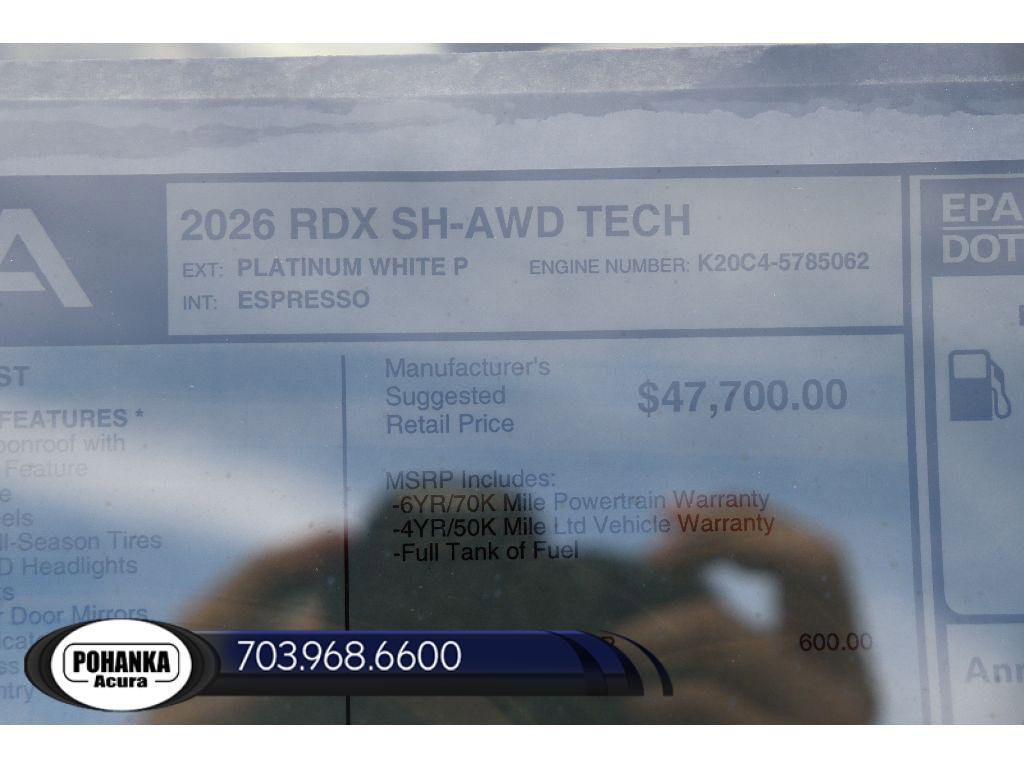 New 2026 Acura RDX w/ Technology Package image 40
