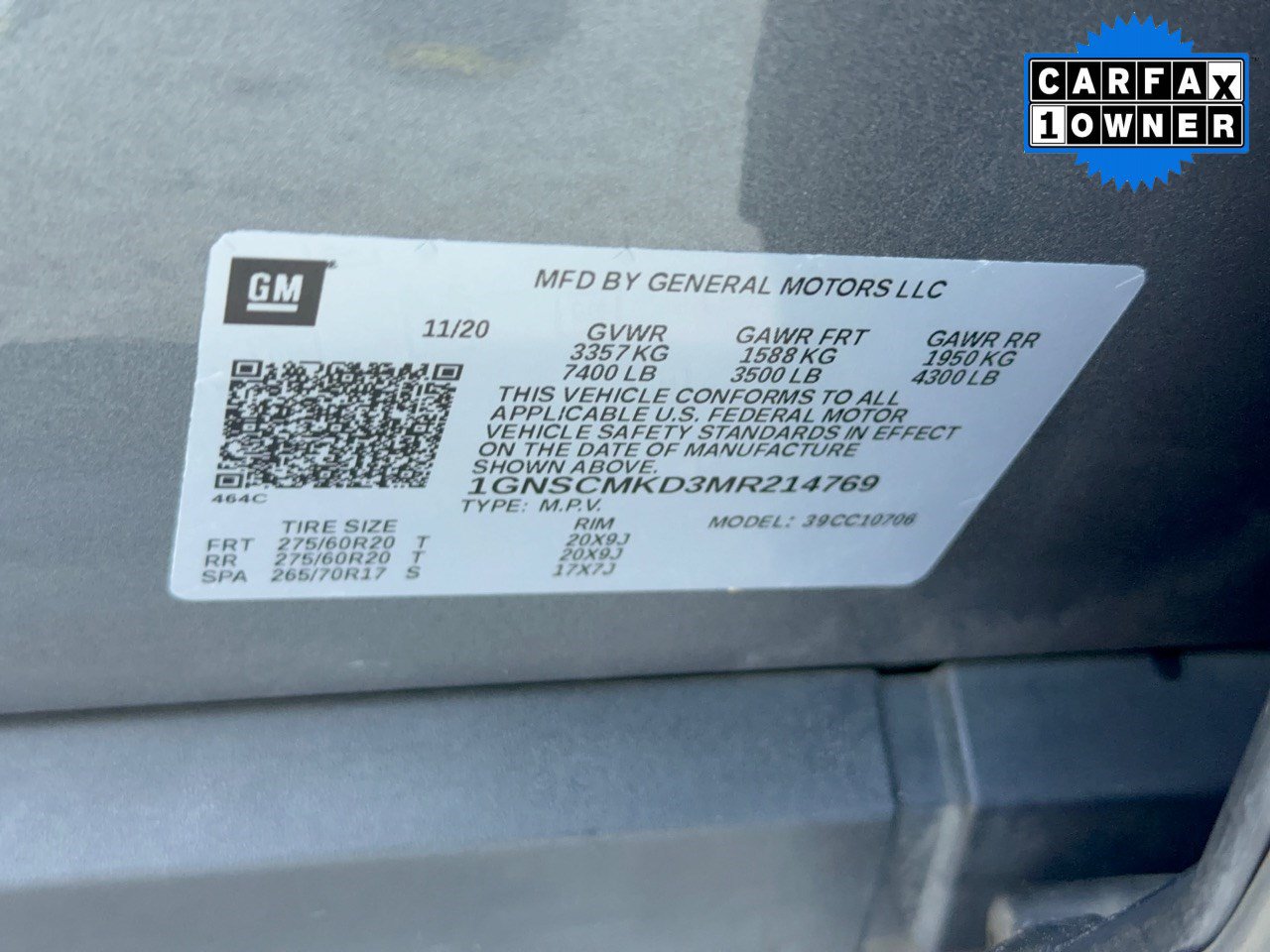Used 2021 Chevrolet Tahoe LS w/ Driver Alert Package RWD image 32