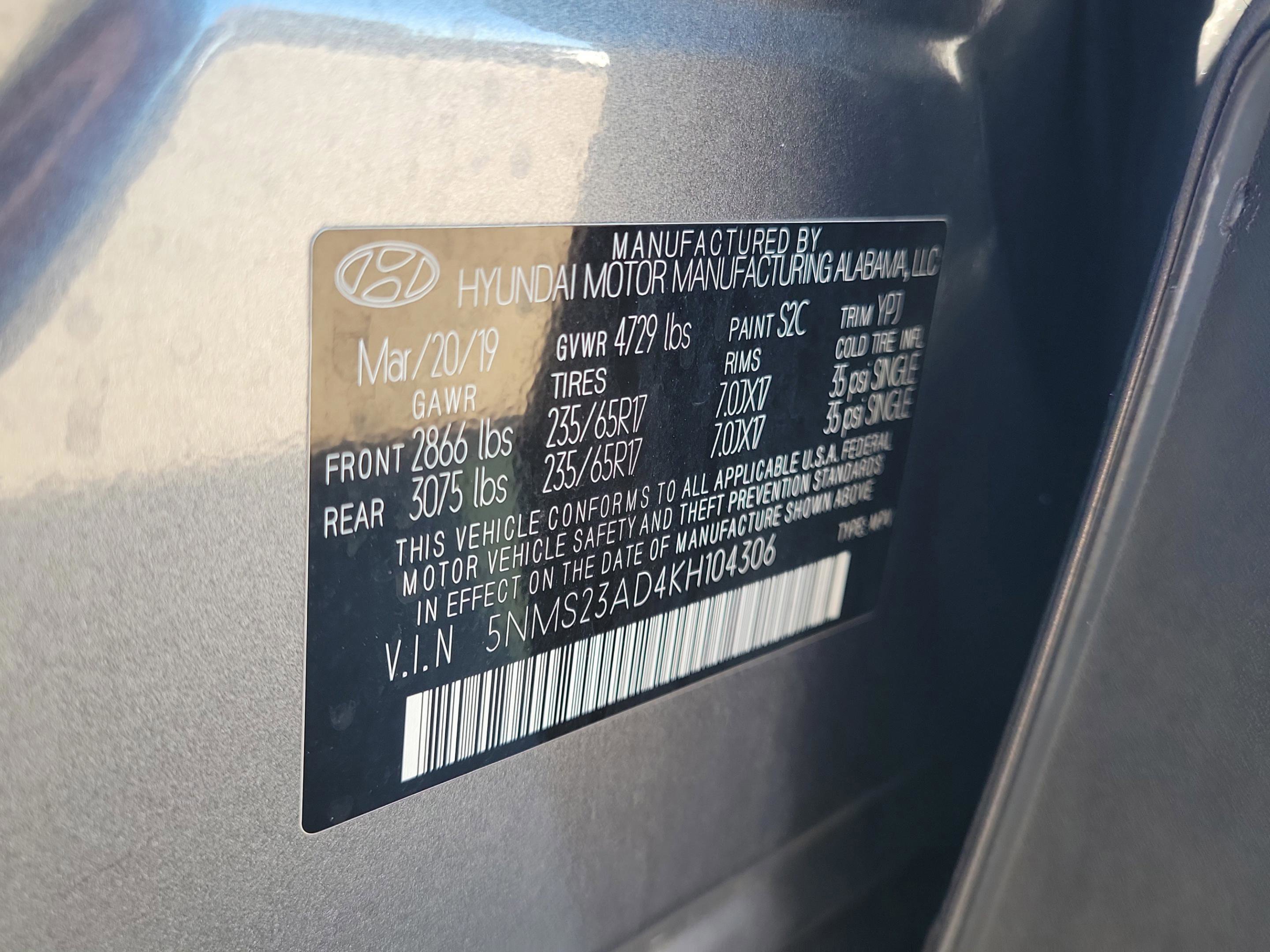 Used 2019 Hyundai Santa Fe SE image 34