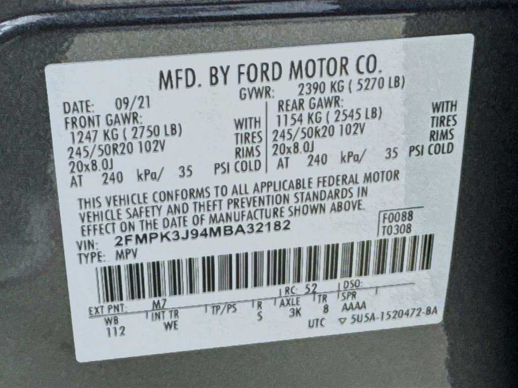Used 2021 Ford Edge ST-Line FWD image 40