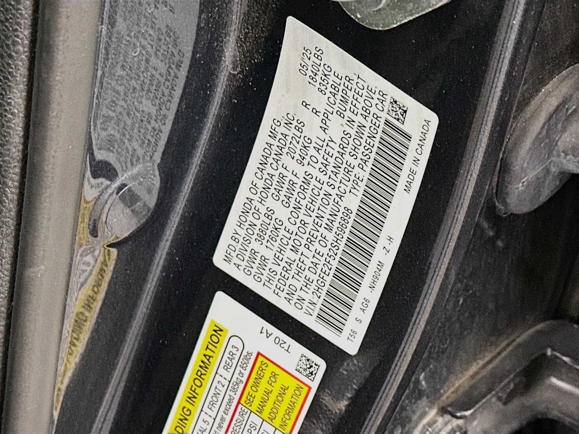 Used 2025 Honda Civic Sport image 12