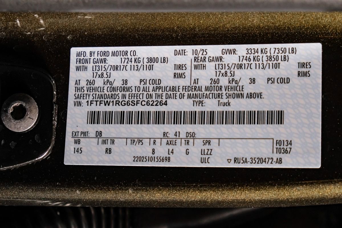 Used 2025 Ford F150 Raptor image 61