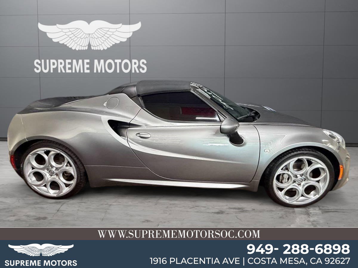 Used 2018 Alfa Romeo 4C Spider w/ Convenience Group - Spider