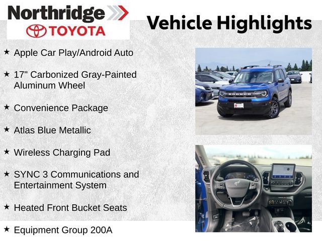 Used 2023 Ford Bronco Sport Big Bend w/ Convenience Package AWD/4WD image 2