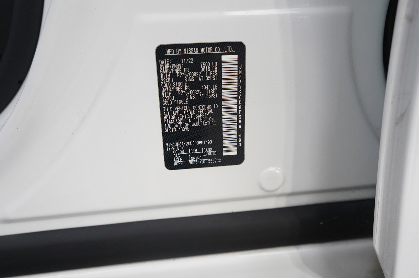 Used 2023 Nissan Armada Platinum w/ Cargo Package image 26