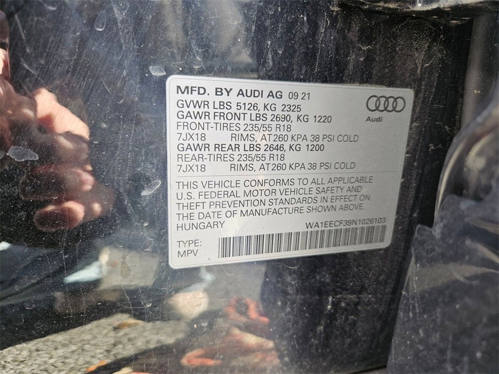 Used 2022 Audi Q3 2.0T Premium Plus w/ Premium Plus Package image 12