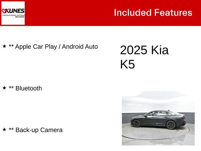 Used 2025 Kia K5 LXS FWD image 3