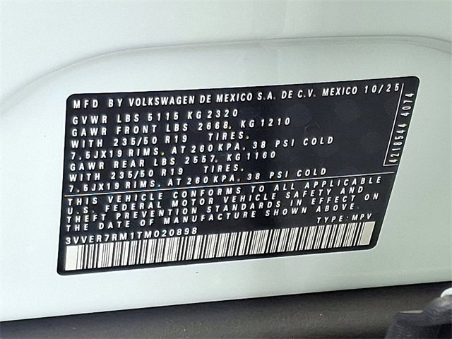 New 2026 Volkswagen Tiguan SE image 10