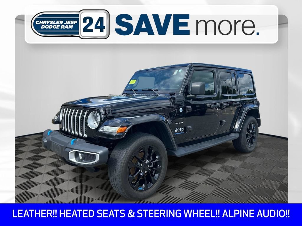 Used 2023 Jeep Wrangler Unlimited Sahara w/ Cold Weather Group AWD/4WD image 1