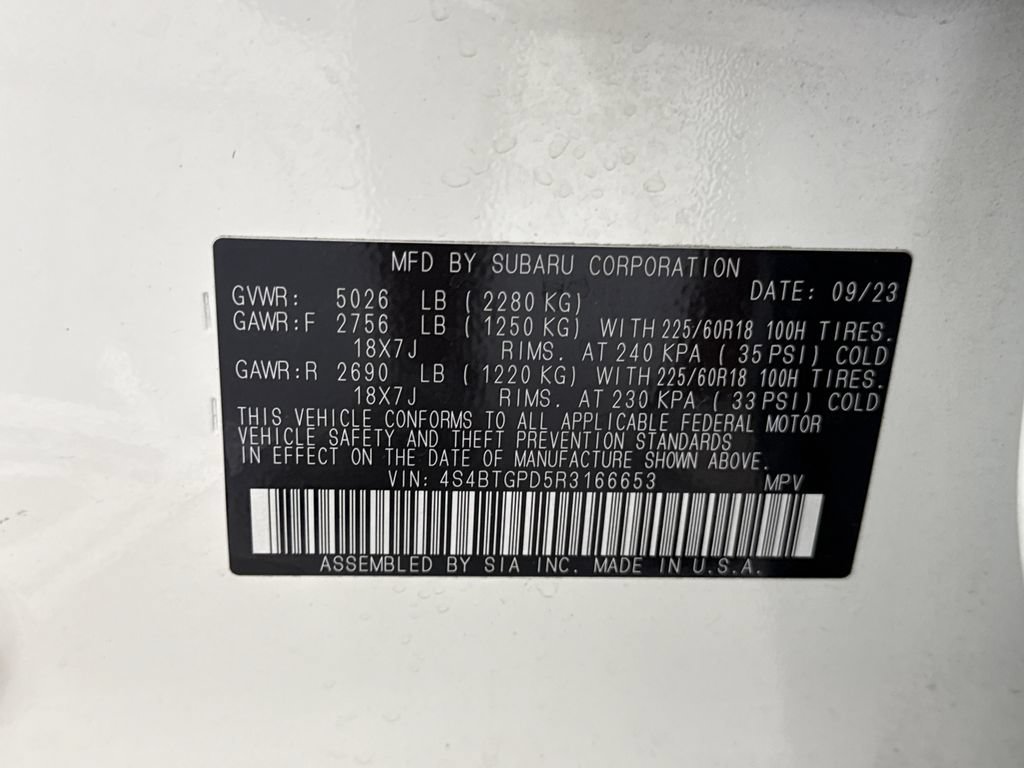 Certified 2024 Subaru Outback Touring XT AWD/4WD image 29