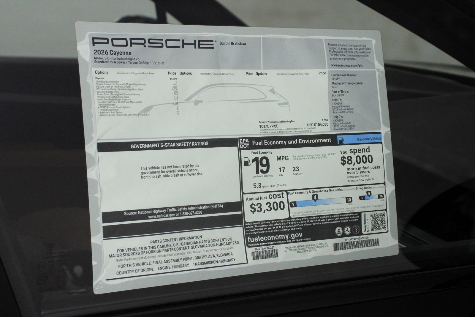 New 2026 Porsche Cayenne AWD/4WD image 25