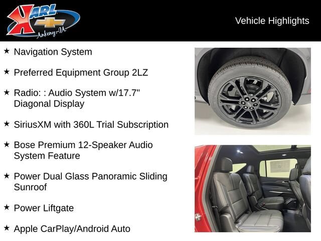 New 2026 Chevrolet Traverse High Country AWD/4WD image 3