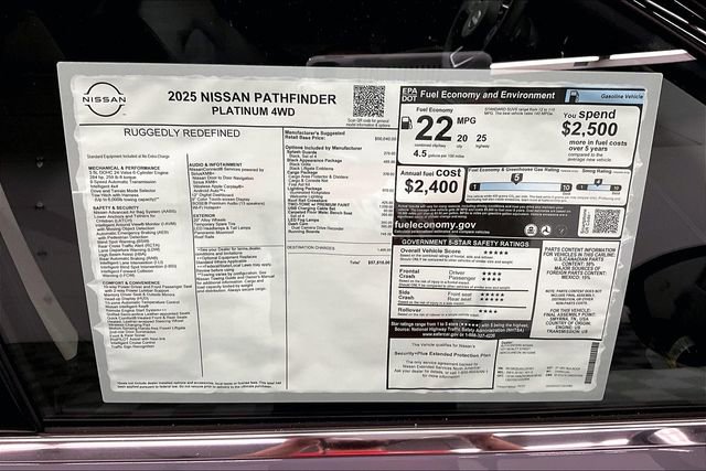 New 2025 Nissan Pathfinder Platinum w/ Lighting Package (N93) image 39