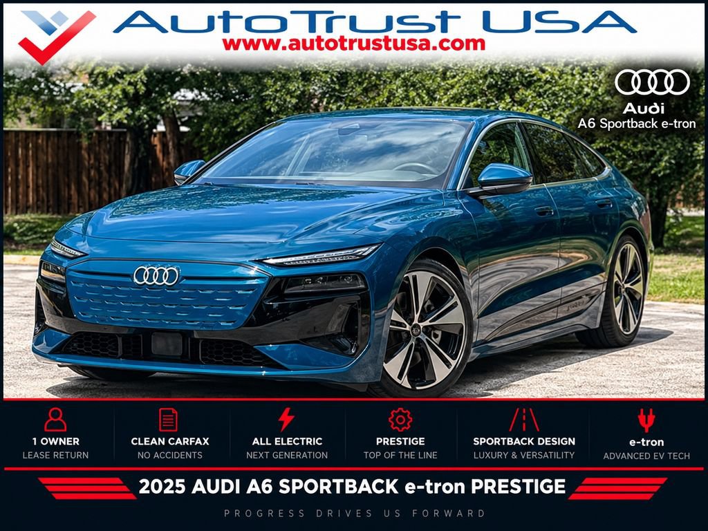 Used 2025 Audi A6 e-tron Prestige w/ Beige Warm Weather Package