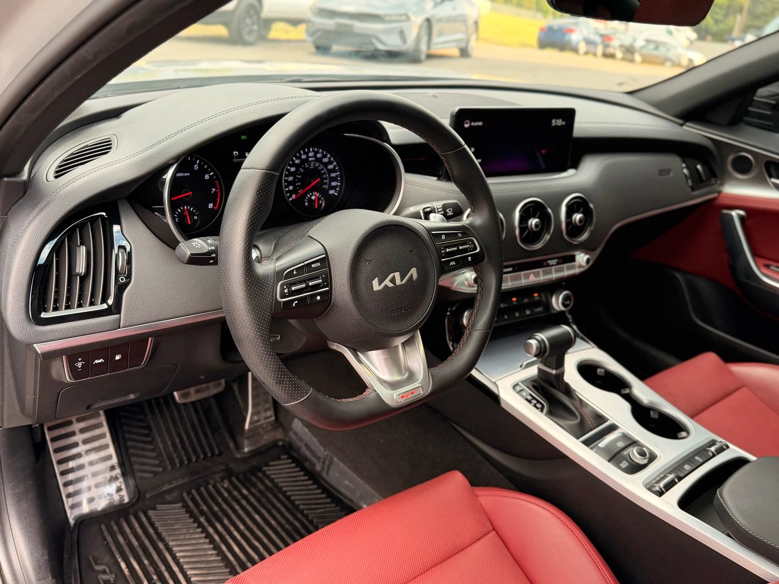 Used 2022 Kia Stinger GT1 w/ Red Interior Color Package RWD image 23