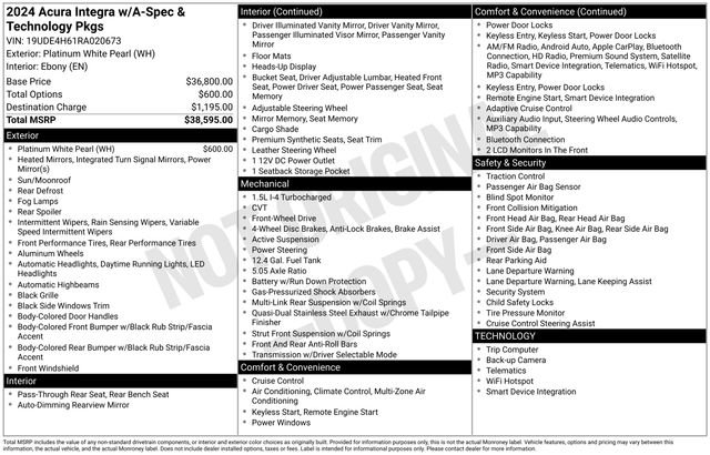 Used 2024 Acura Integra A-Spec image 12