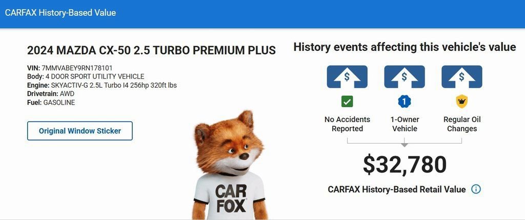 Used 2024 MAZDA CX-50 2.5 Turbo w/ Cargo Package image 35