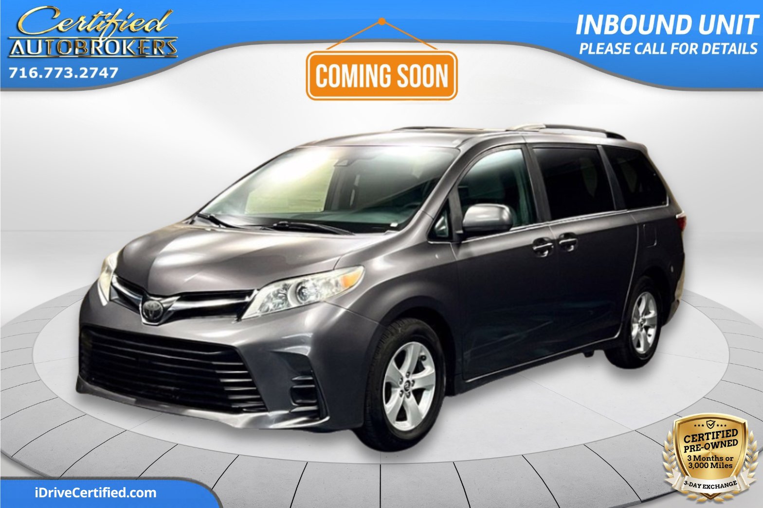 Used 2019 Toyota Sienna LE FWD image 1