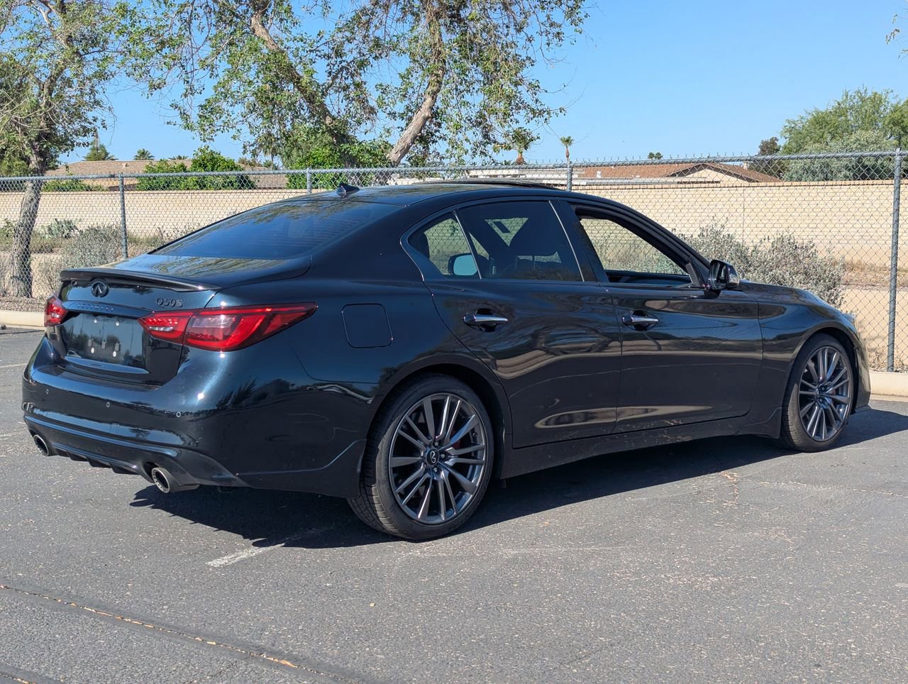 Certified 2023 INFINITI Q50 Red Sport 400 w/ Black Opal Edition RWD image 8