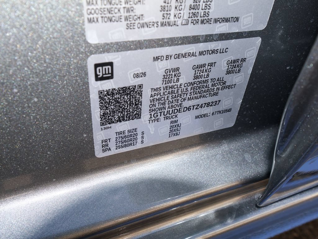 New 2026 GMC Sierra 1500 SLT w/ SLT Premium Plus Package AWD/4WD image 37