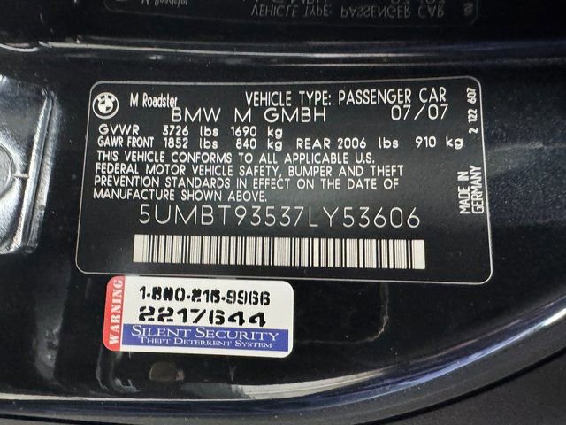Used 2007 BMW M Roadster image 26