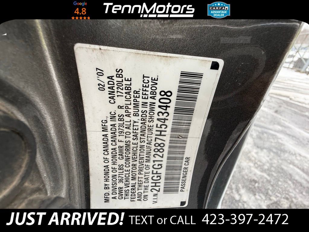 Used 2007 Honda Civic EX image 20