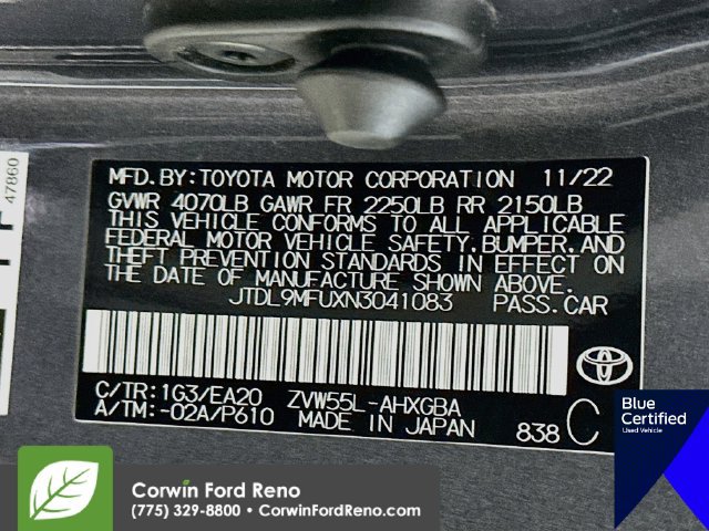 Used 2022 Toyota Prius XLE w/ Advanced Technology Package AWD/4WD image 35