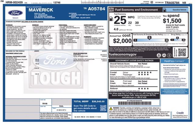 New 2026 Ford Maverick XLT w/ Black Appearance Package AWD/4WD image 34