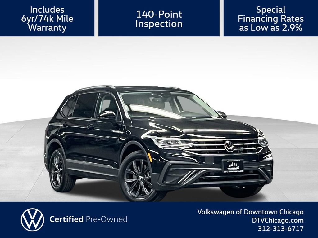 Used 2022 Volkswagen Tiguan SE w/ Panoramic Sunroof Package image 1