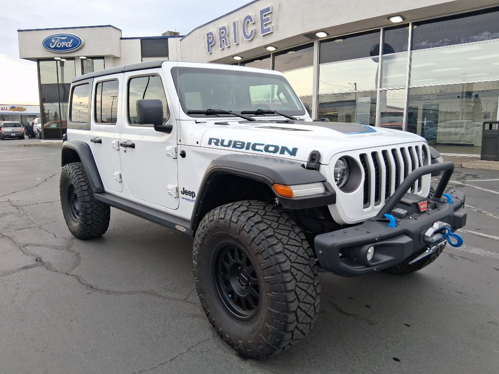 Used 2021 Jeep Wrangler Unlimited Rubicon 4xe w/ Steel Bumper Group
