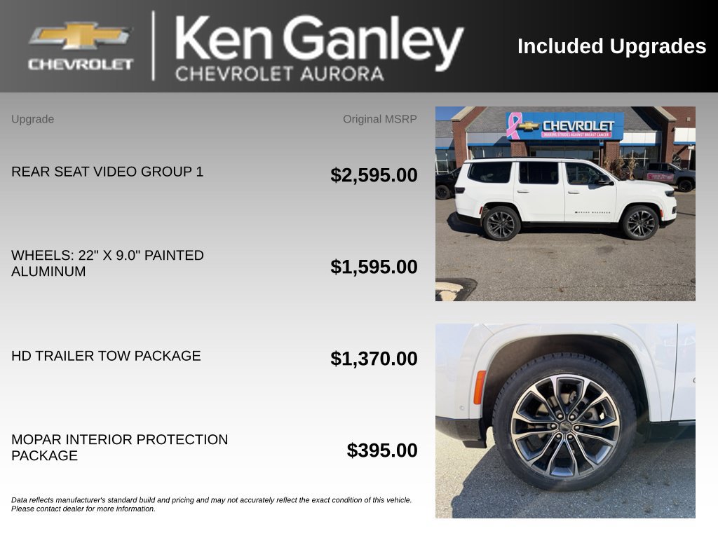 Used 2024 Jeep Grand Wagoneer Series III w/ Rear Seat Video Group 1 AWD/4WD image 6
