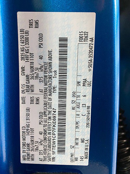 Used 2015 Ford F150 XLT w/ Equipment Group 302A Luxury image 27