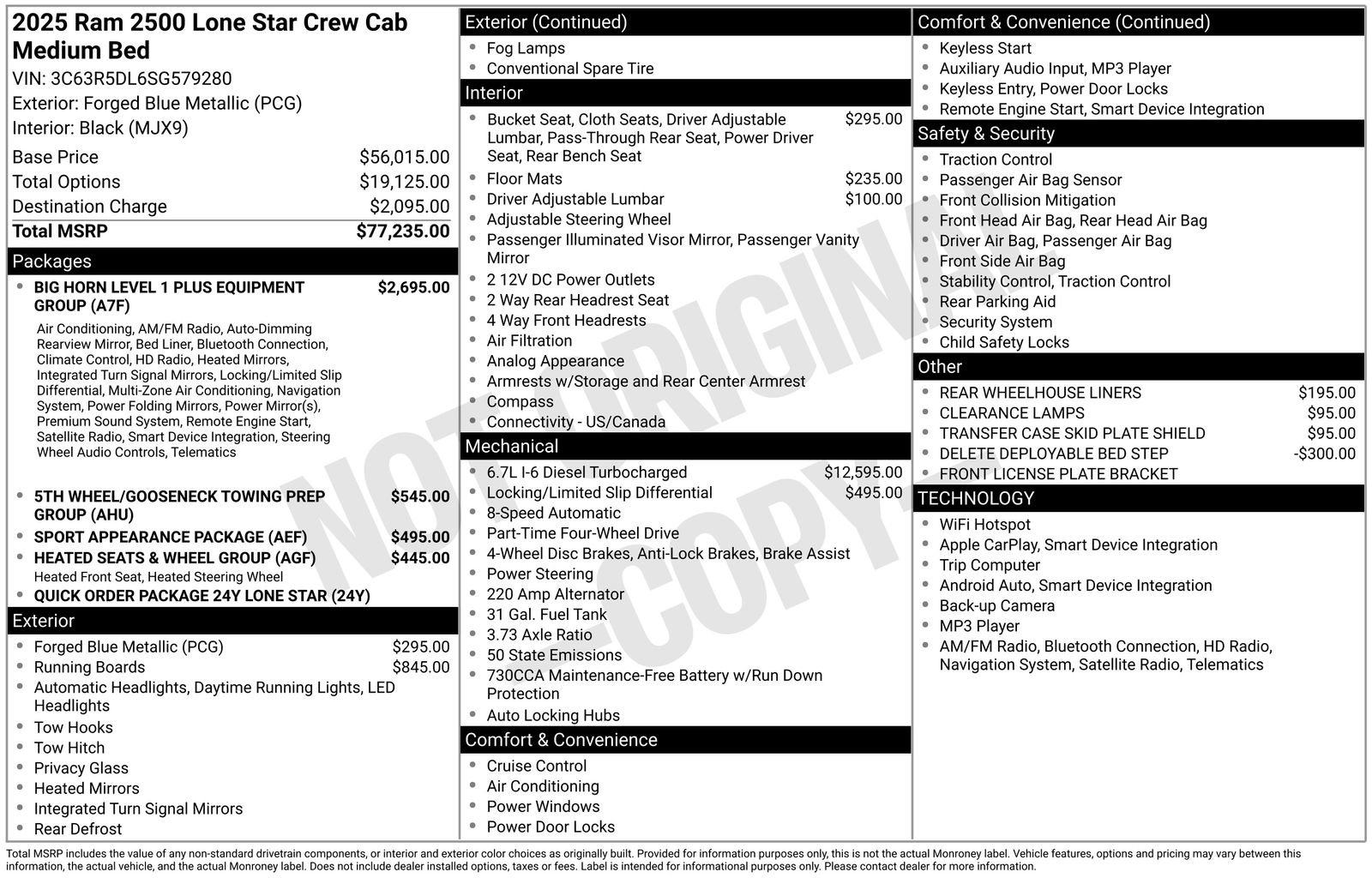 New 2025 RAM 2500 Lone Star image 32