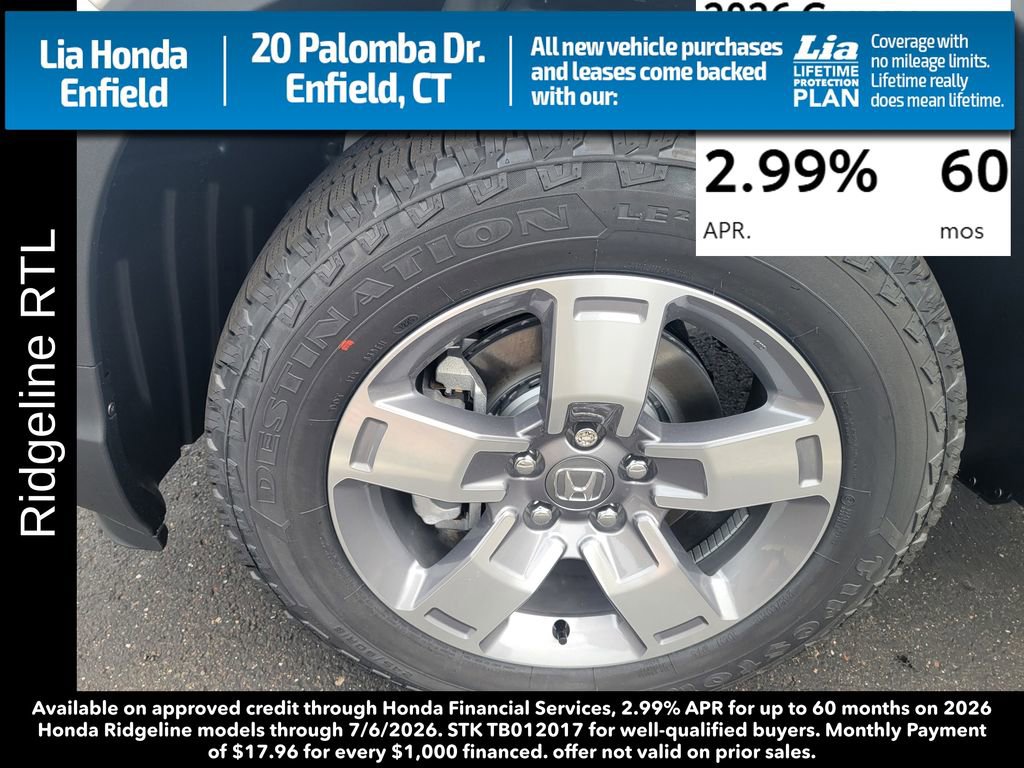 New 2026 Honda Ridgeline RTL image 11