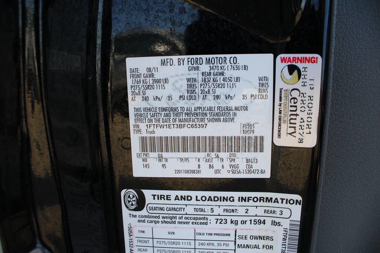 Used 2011 Ford F150 Platinum AWD/4WD image 13