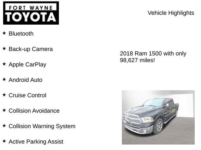 Used 2018 RAM 1500 Laramie w/ Convenience Group AWD/4WD image 8