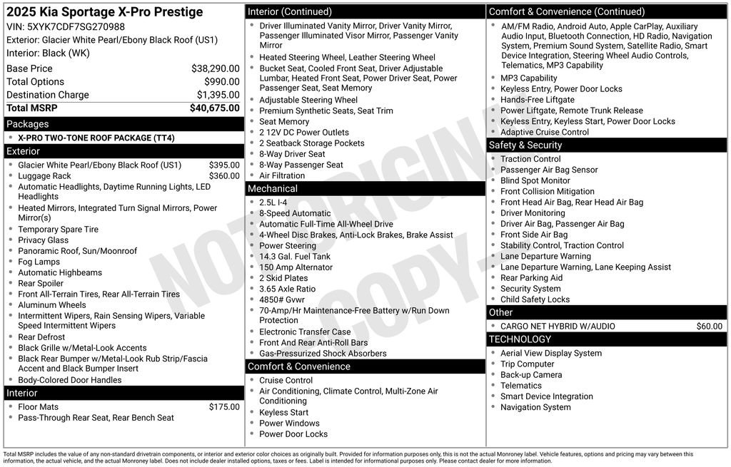 Used 2025 Kia Sportage X-Pro Prestige image 2