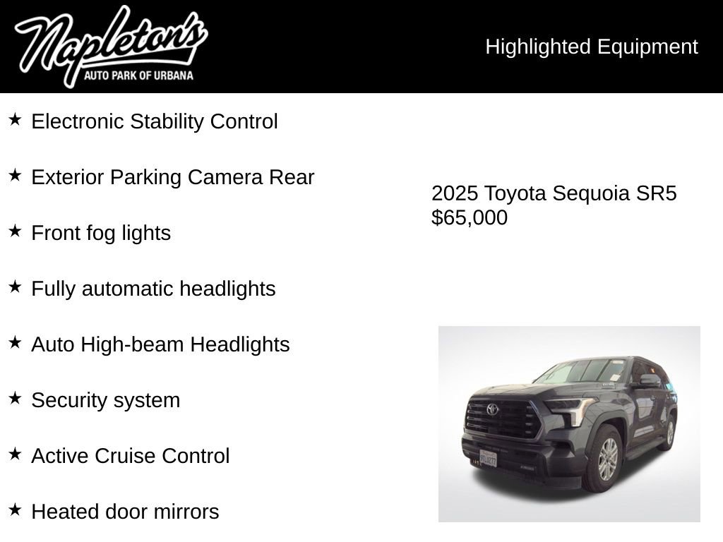 Used 2025 Toyota Sequoia SR5 image 6
