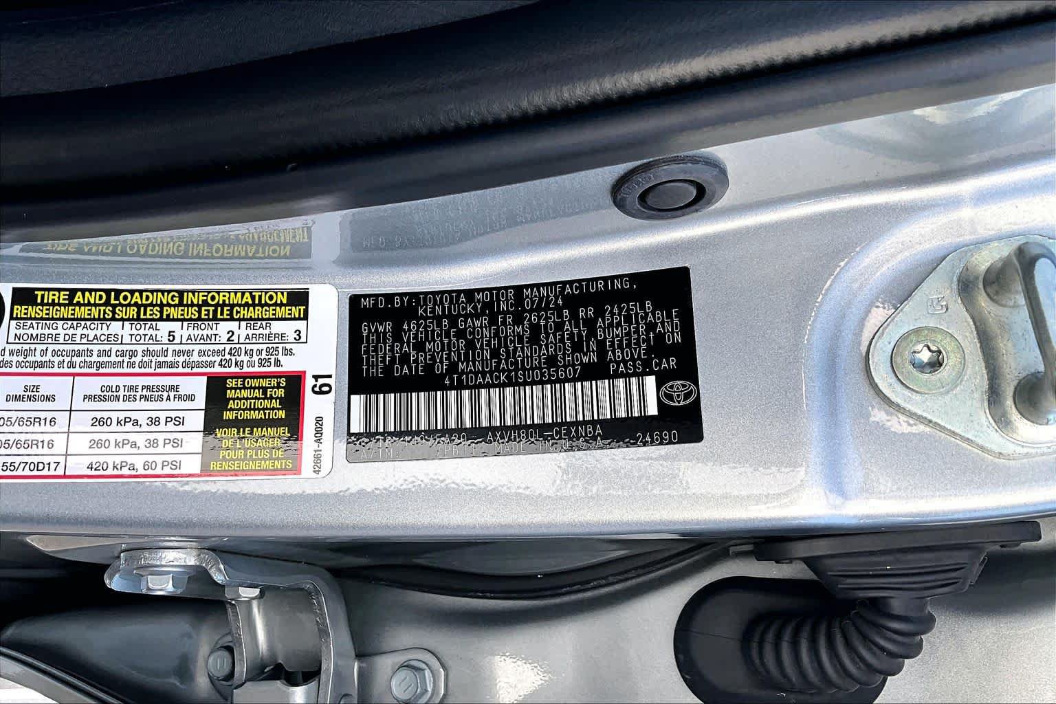 Certified 2025 Toyota Camry LE FWD image 33