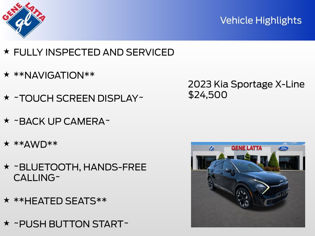Used 2023 Kia Sportage X-Line AWD/4WD image 34