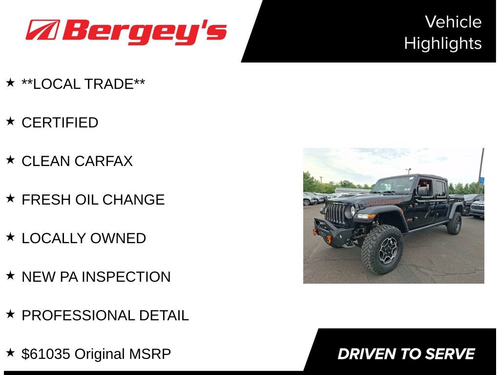 Used 2023 Jeep Gladiator Mojave w/ Cold Weather Group AWD/4WD image 4
