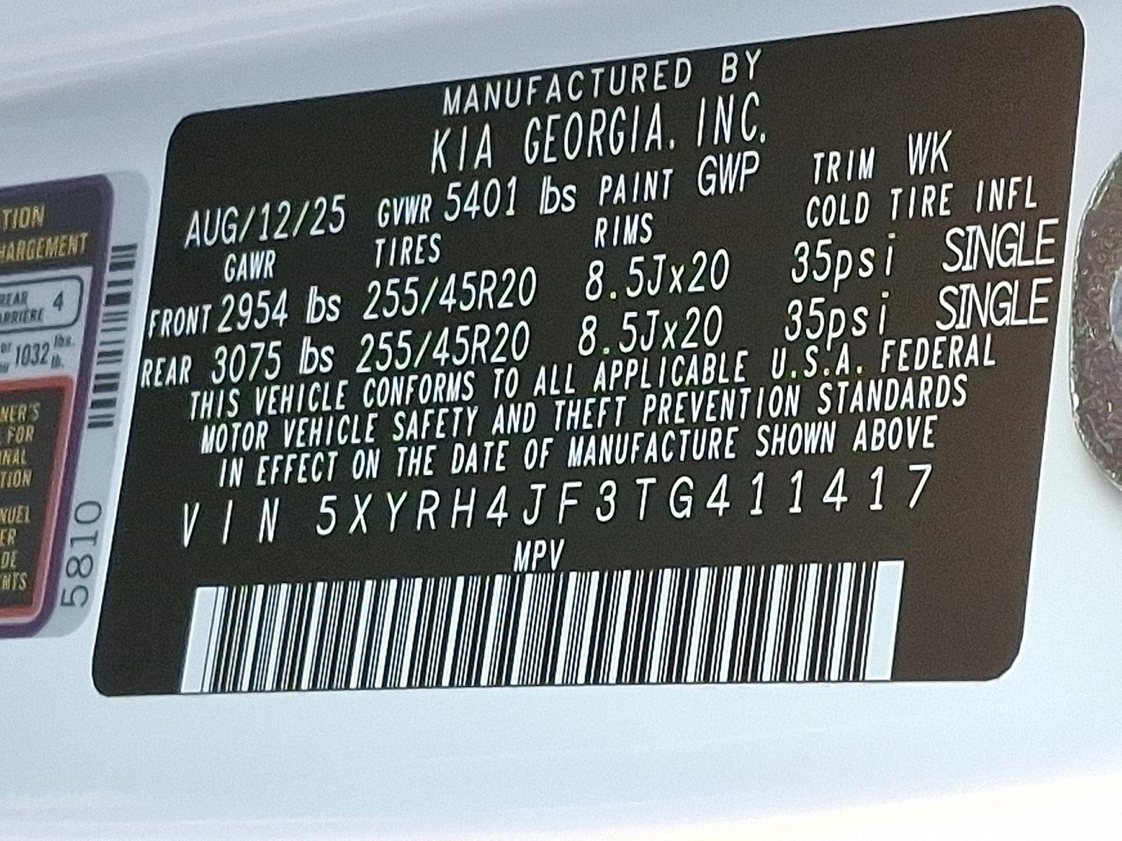 New 2026 Kia Sorento EX w/ EX Premium Package image 19