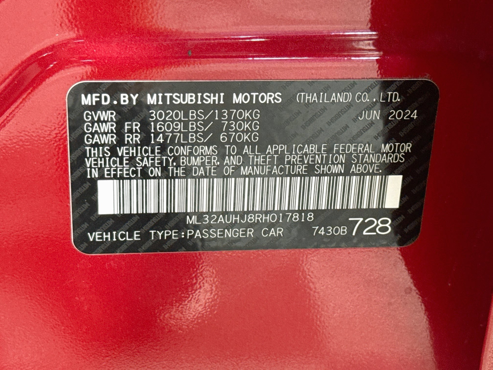Used 2024 Mitsubishi Mirage ES FWD image 40
